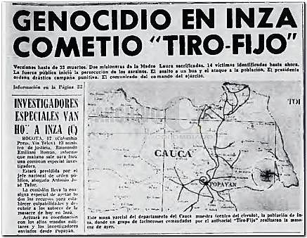 Toma guerrillera de Inzá, Cauca ( FARC)