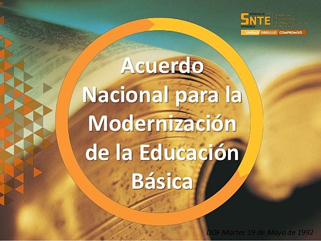 Acuerdo Nacional para la Modernización de la Educación