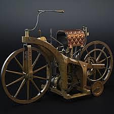 Daimler invents the Motorcycle