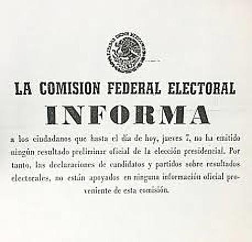 DESAPARICIÓN DE LA COMISIÓN FEDERAL DE VIGILANCIA