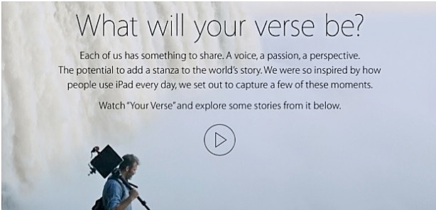 publicidad ."what will your" verse be .