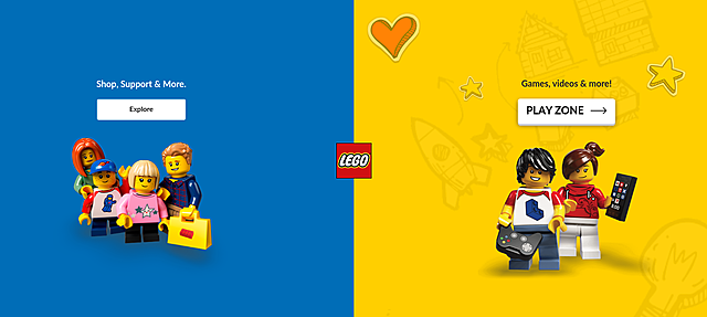 Lego Website Introduced