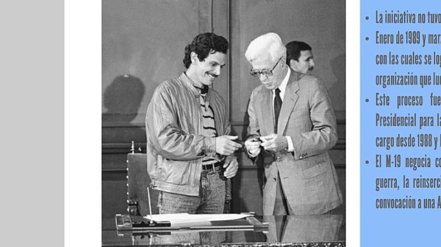 Proceso de paz con el M-19 (Virgilio Barco)