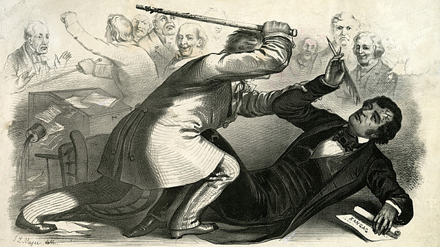Brooks Attacks Sumner At The Senate
