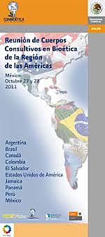 La CONBIOÉTICA con los delegados de los Cuerpos Consultivos en Bioética de los países de la Región de las Américas.
