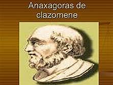 Anaxagoras de  clazomene (500-428 a.c)