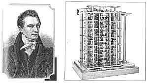 Charles Babbage diseña aunque no construye una máquina procesadora capaz de ejecutar programas de computación.