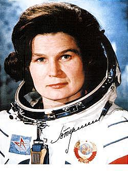 Valentina Tereshkova lehenengo astronauta emakumea izan zen