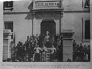 Aumento das taxas de alfabetización.