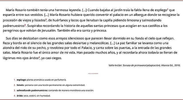 Sonatas (prosa) de Valle-Inclán