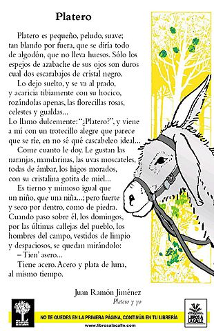 Juan Ramón Jiménez: Platero y yo (prosa)