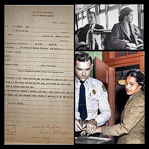 Rosa Parks Arrested (1955)