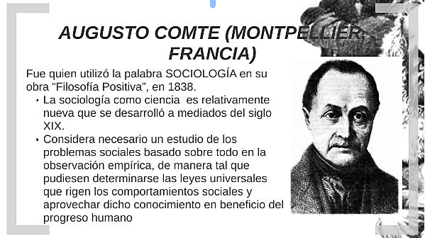 Origen de la sociologia