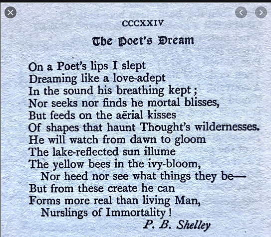 Percy Bysshe Shelley publishes probably his best-known poem