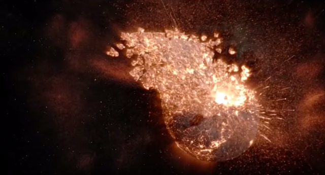 4.5 billion years ago – Formation of the Moon