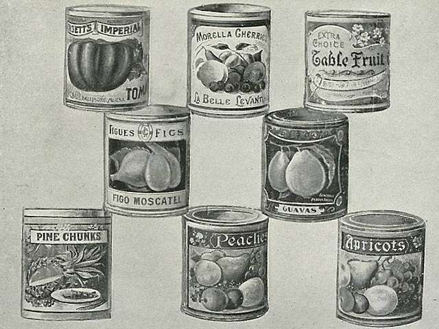 Comida enlatada.