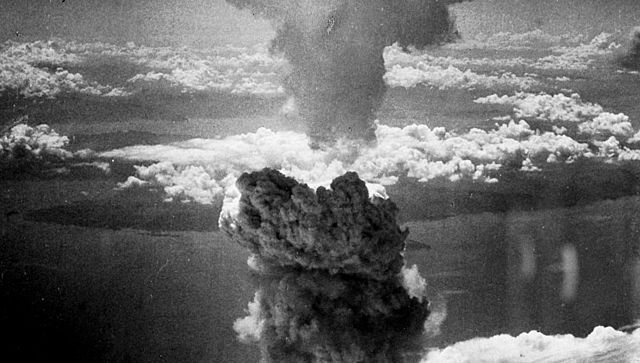 Bomba en Hiroshima.