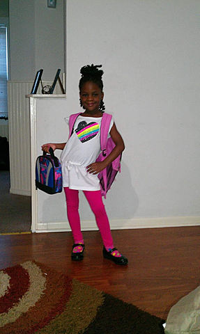My first day of 1st grade
