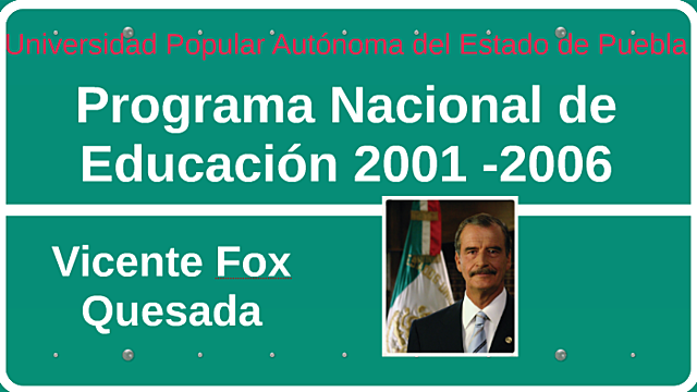 Programa Nacional de Educación (PNE)
