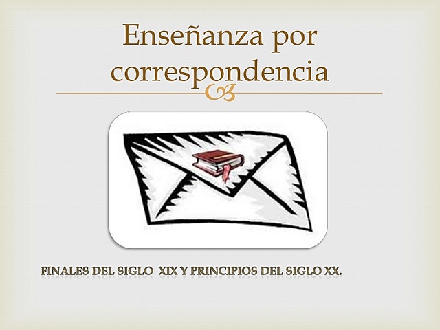 Enseñanza Por Correspondencia