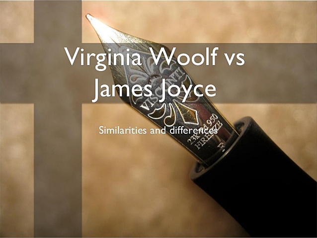 James Joyce and Virginia Woolf