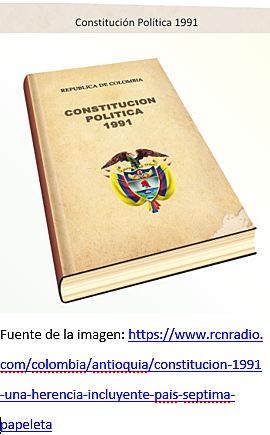 1991 Constitución Vigente de Colombia