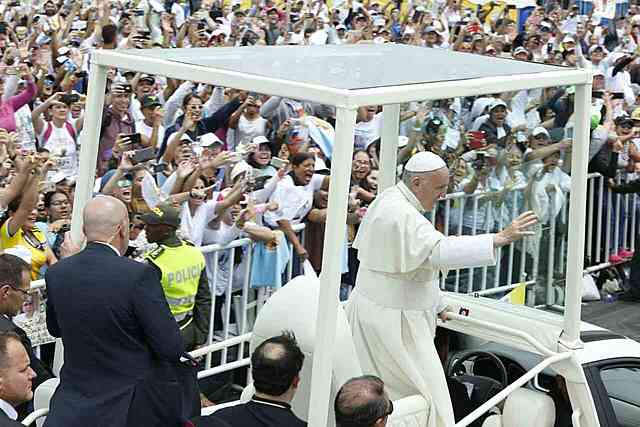 El papa Francisco visita Colombia