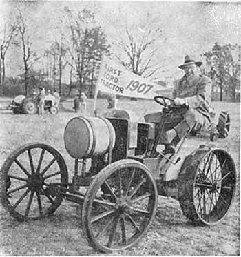 Tractor de cuatro ruedas