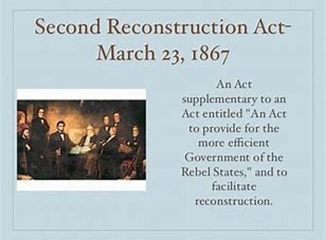 2nd Reconstruction Act