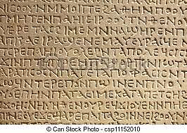 Escritura Sobre Piedra