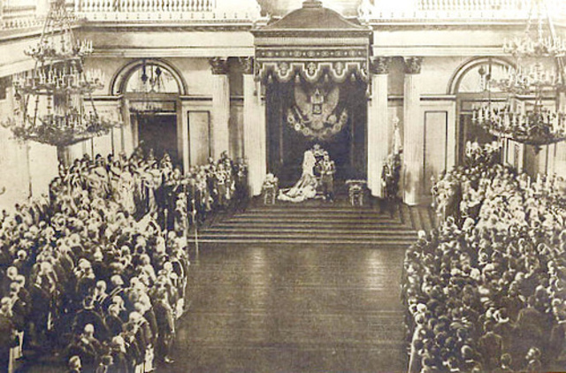 Nicholas II approves the creation of the Duma