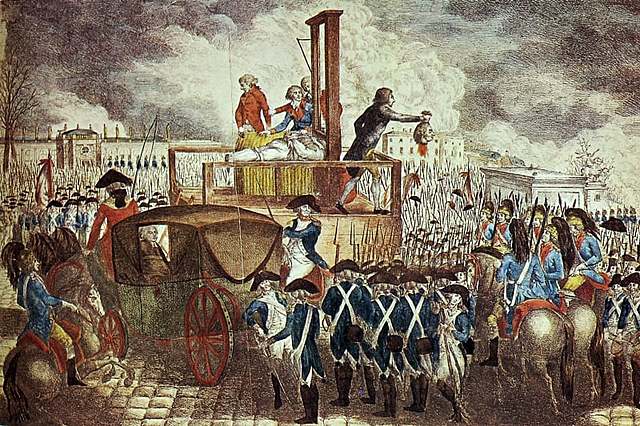 decapitazione di Luigi XVI