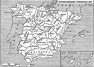 División de España en 49 provincias