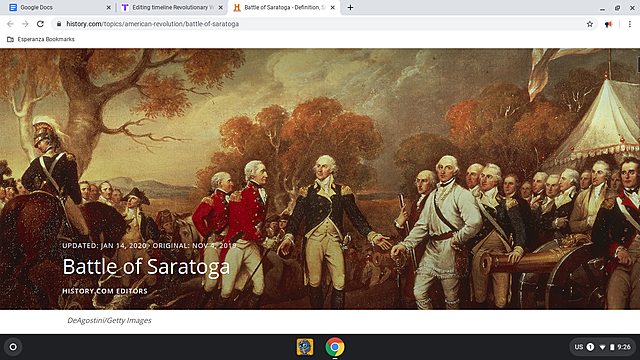 Battle of Saratoga