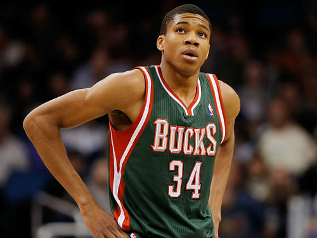 giannis antetokounmpo first game