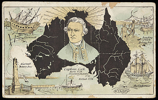 Discovery and claiming of Australia by James Cook for the British Crown