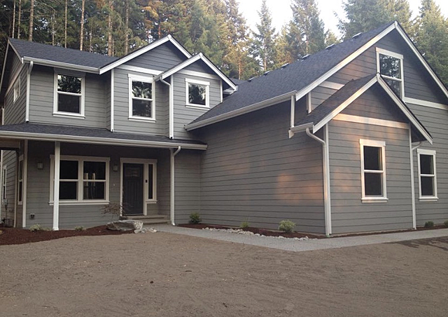 Moved into house we built