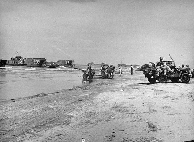 los aliados desembarcan en Italia