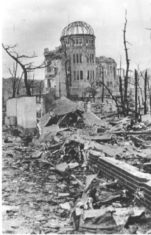 Bombardement atomique sur Hiroshima.