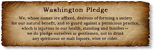 The Washingtonian Society is Formed