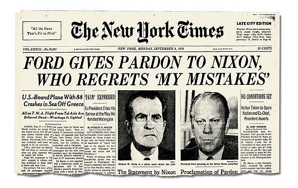 Ford Pardons Nixon (1974)