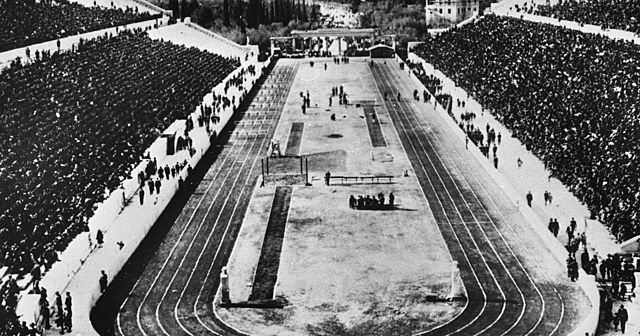 Die ersten olympischen Spielen der Neuzeit