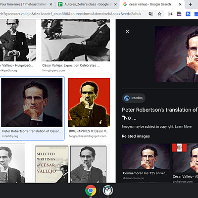 Timeline: Cesar Vallejo