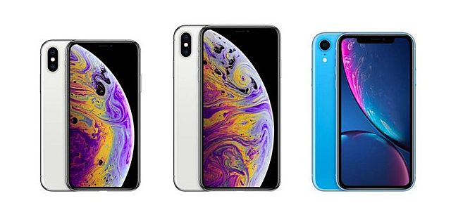 iPhone XS, Xs Max and XR