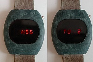 reloj digital de pulsera
