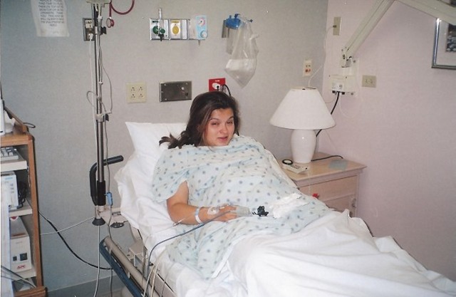 The recovery room... 8:36 am