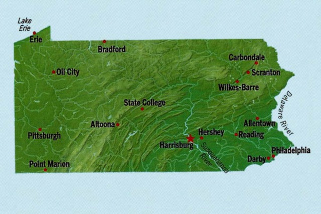 Pennsylvania is founded