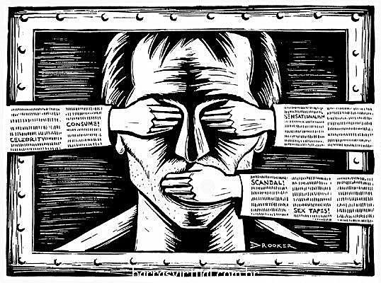 Meios de comunicação alvo de censura