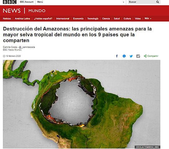 Destrucción del Amazonas