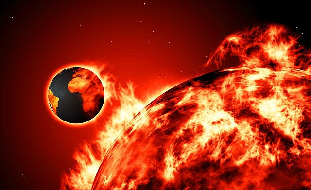 La tierra esta en peligro de ser quemada